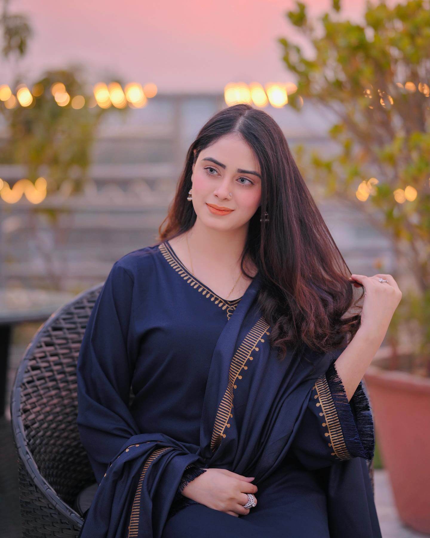 3 Piece Unstitched Heavy Embroidered Dhanak Suit ( Printed Woolen Dupatta ) - Motif