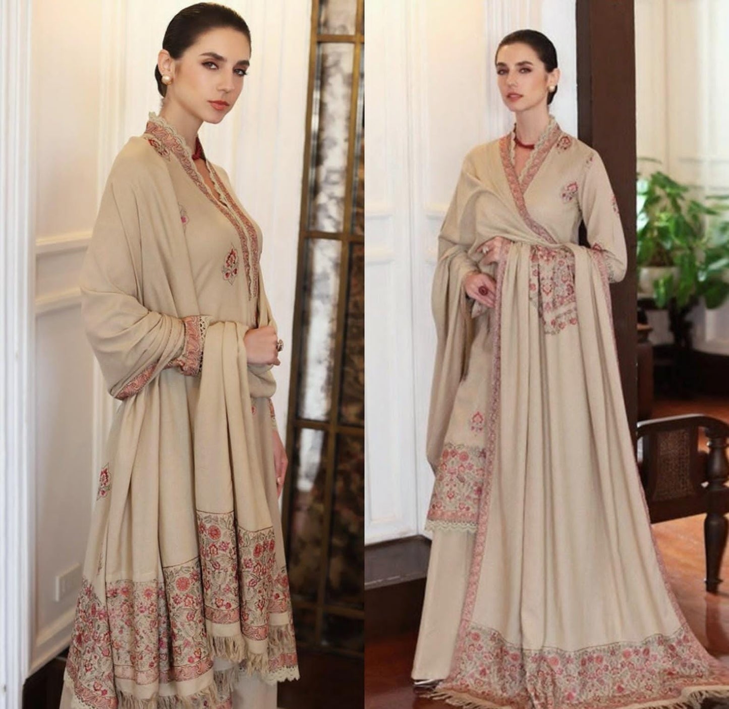 3 pc khaddar unstitched suit by motif