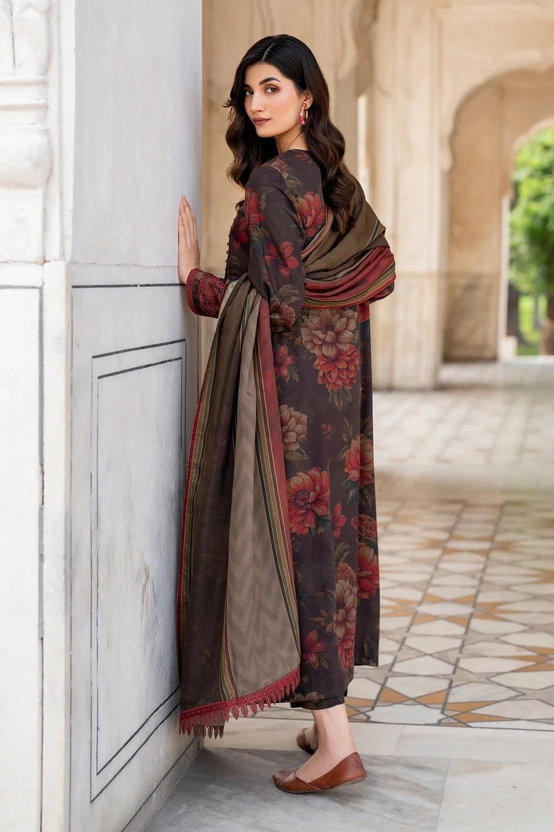 Unstitched 3 Piece Digital Print Lawn suit with Digital Printed Lawn Dupatta