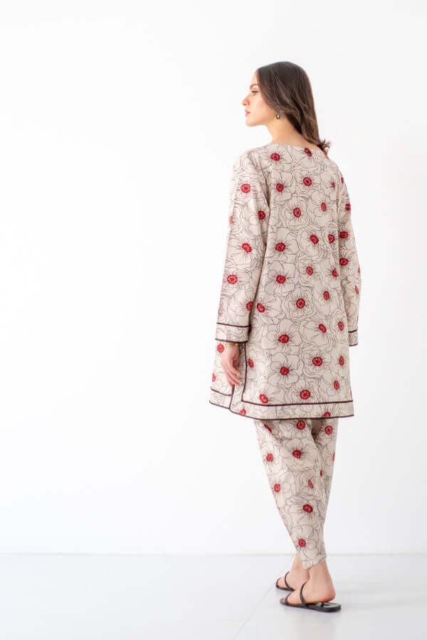 Unstitched 2 Piece Digital Printed Lawn Suit