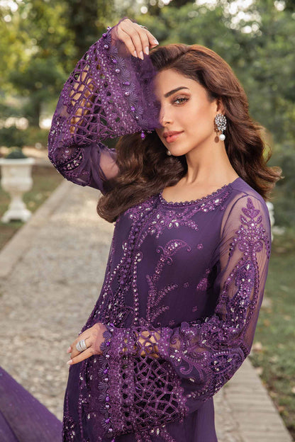 Unstitched Embroidered Chiffon Suit (MCP 24-102)Motif - Motif