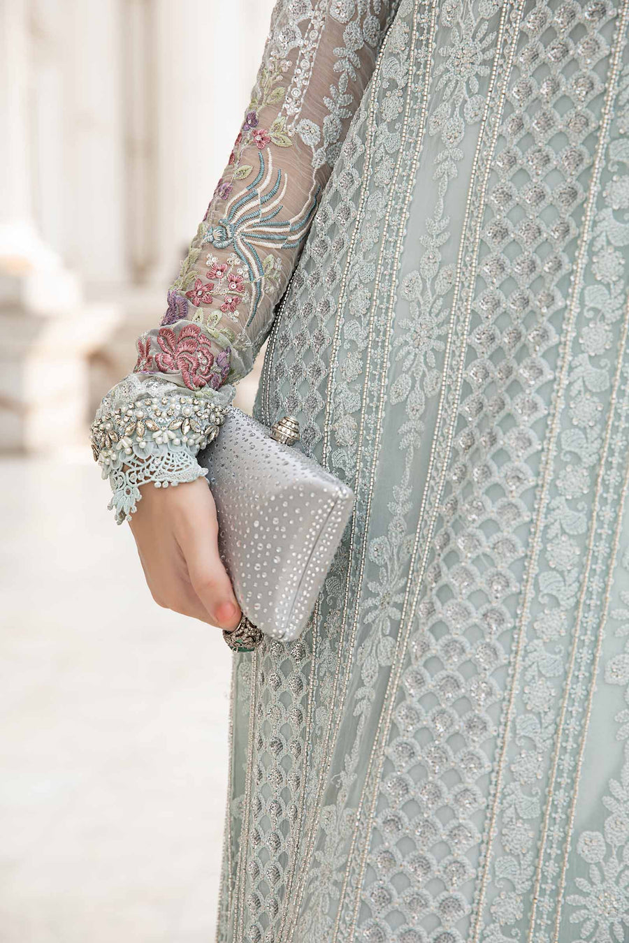 Unstitched Embroidered Chiffon Suit"24(MPC 24-103)Motif - Motif