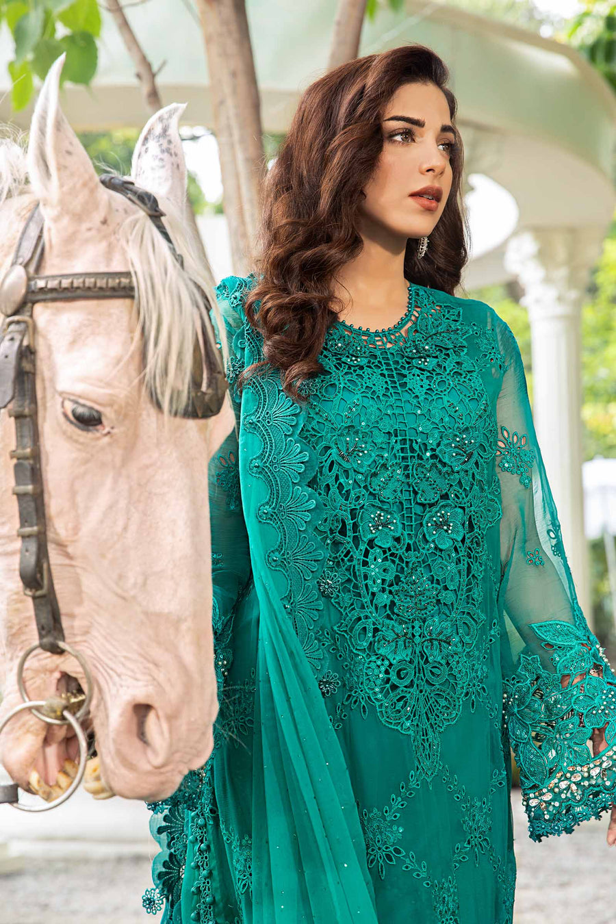 Unstitched Embroidered Chiffon Suit"24(MPC 24-105)Motif - Motif