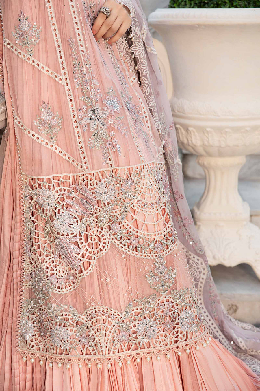 Unstitched Embroidered Chiffon Suit"24(MPC 24-106)Motif - Motif