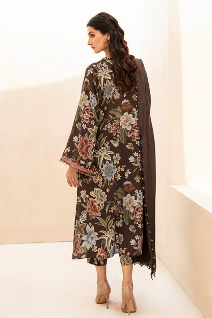 unstitched khaddar suit by Motif