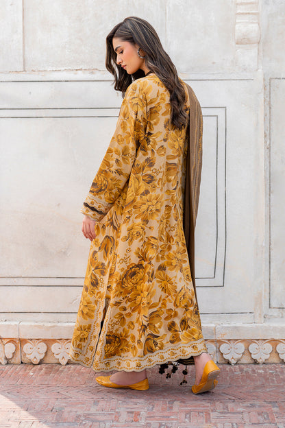 unstitched khaddar suit by Motif