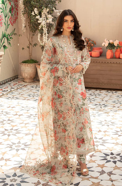 unstitched khaddar suit by Motif