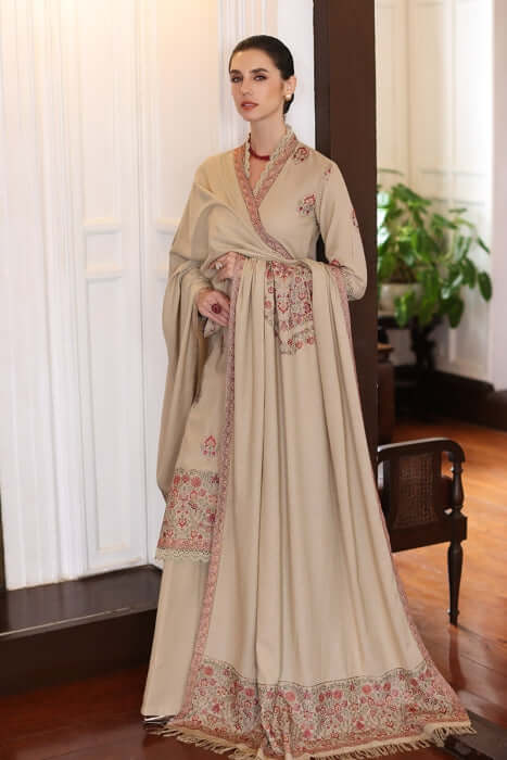 3 pc khaddar unstitched suit by motif