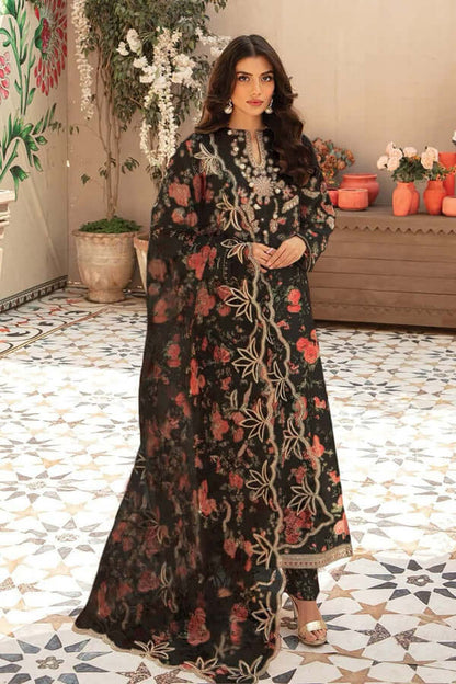 3 pc khaddar unstitched suit by motif
