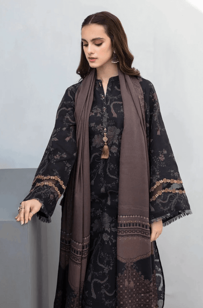 3 pc khaddar unstitched suit by motif