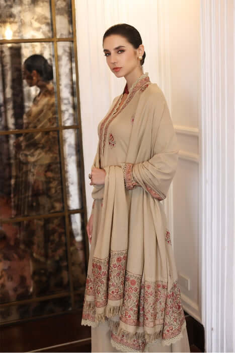 3 pc khaddar unstitched suit by motif