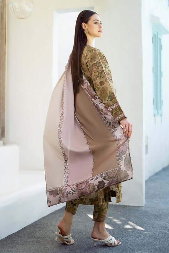 3 pc khaddar unstitched suit by motif
