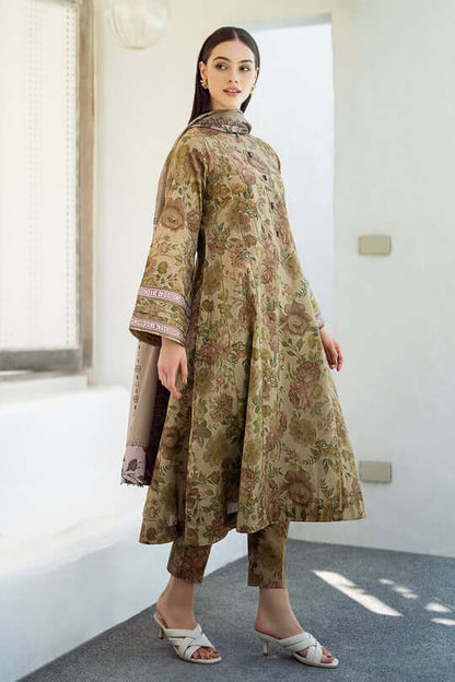 3 pc khaddar unstitched suit by motif