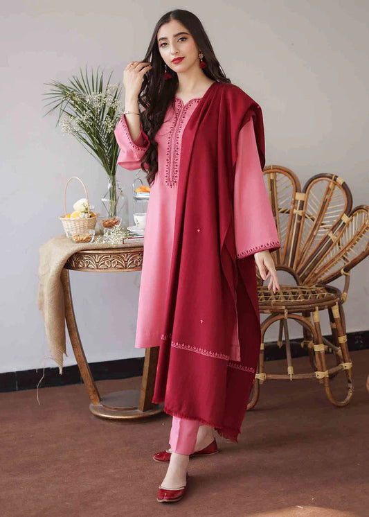 3 pcs unstitched suit by motif
