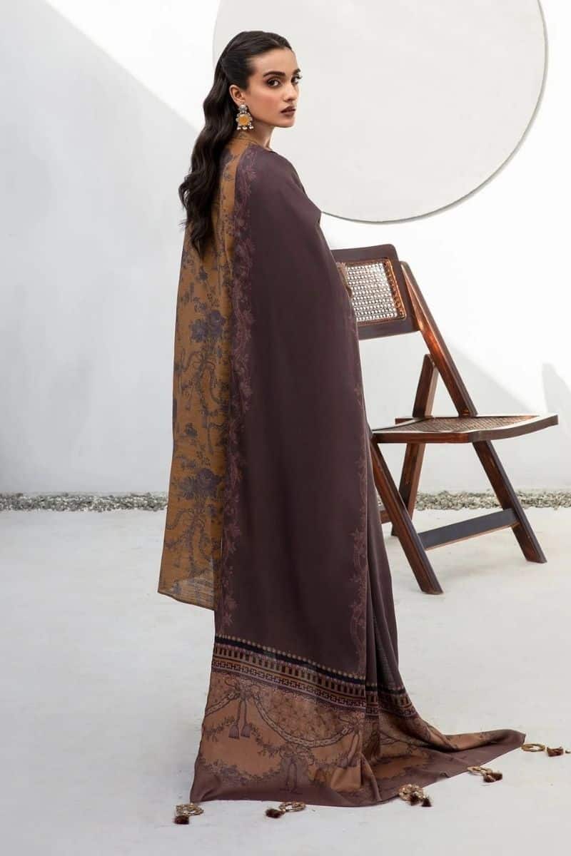 3 pc khaddar unstitched suit by motif