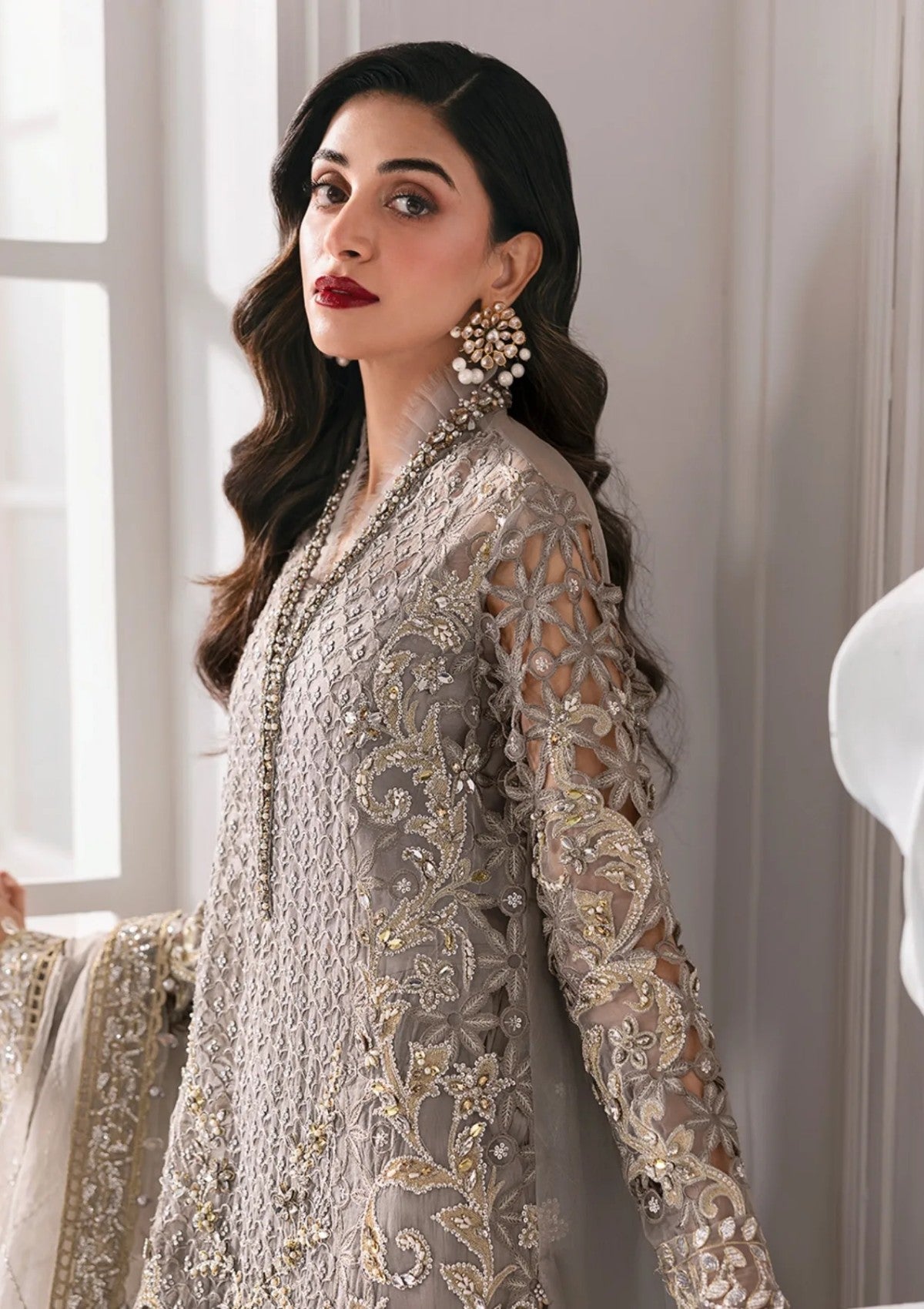 Formal Dress Unstitched 3 Piece Fully Embroidered With Embroidered Dupatta