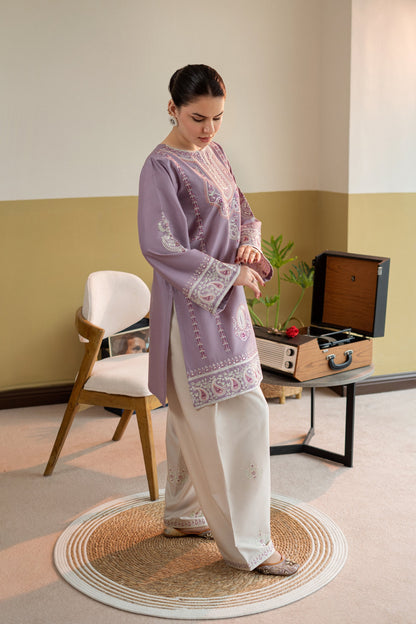 Unstitched 2 Piece Fully Embroidered Lawn Suit