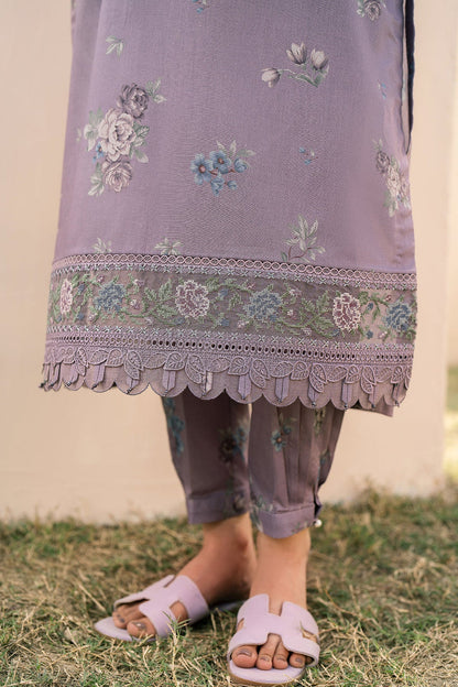 Unstitched 3 Piece Digital Printed Lawn Suit with Printed Lawn Dupatta