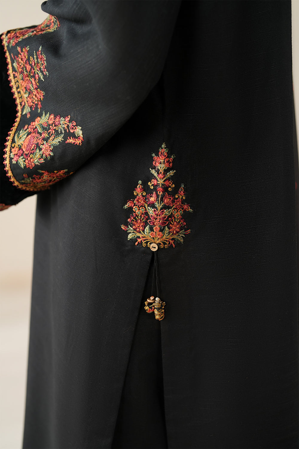 Unstitched 3 Piece Fully Embroidered Dhanak Suit with Printed Shawl