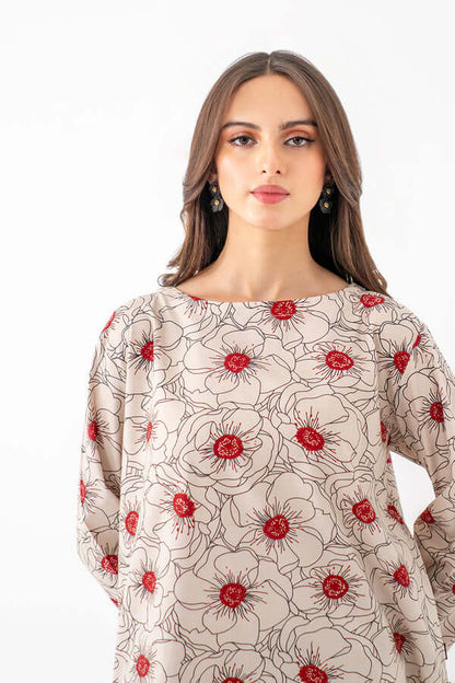 Unstitched 2 Piece Digital Printed Lawn Suit