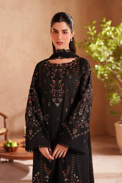 3 Piece - Unstitched Fully Embroidered Lawn Fabric
