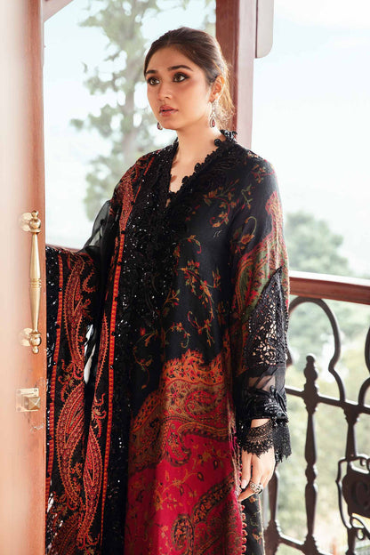 Unstitched 3 Piece Digital Printed Lawn Suit with Printed Polly Lawn Dupatta