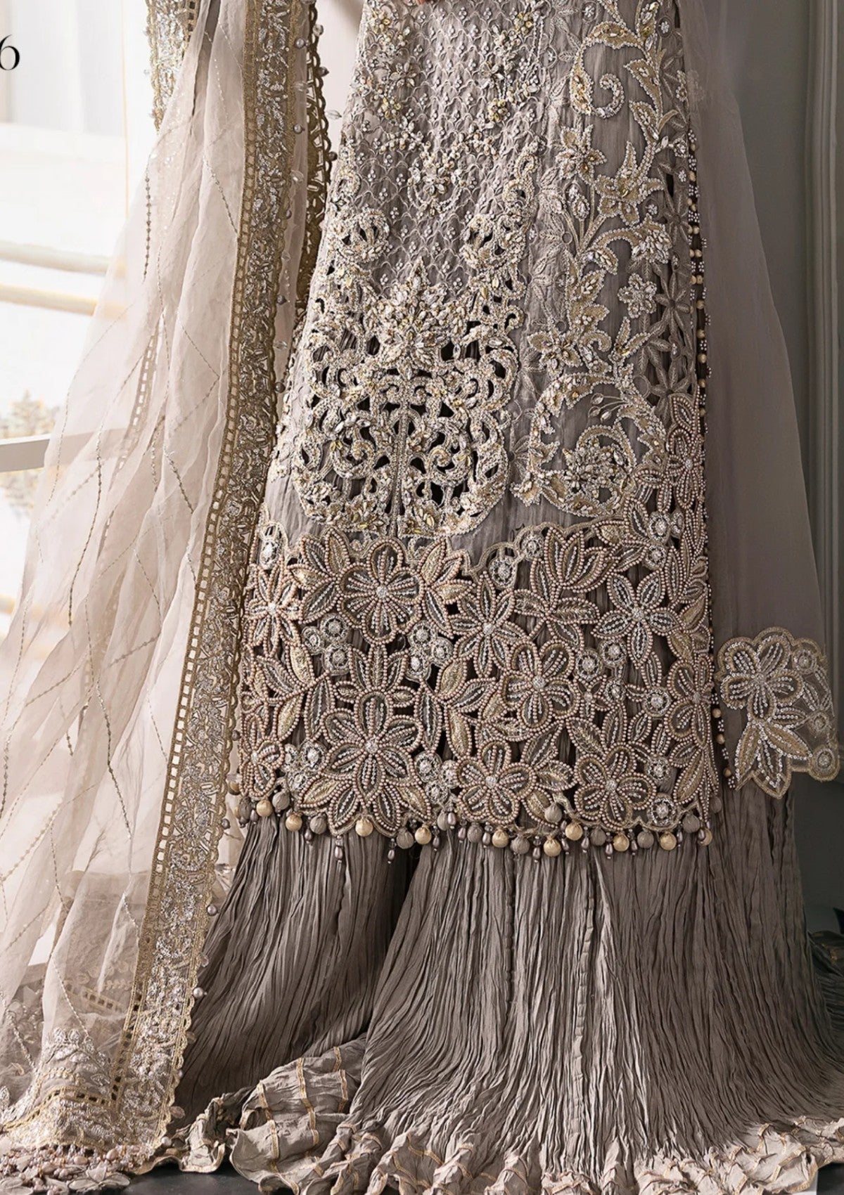Formal Dress Unstitched 3 Piece Fully Embroidered With Embroidered Dupatta