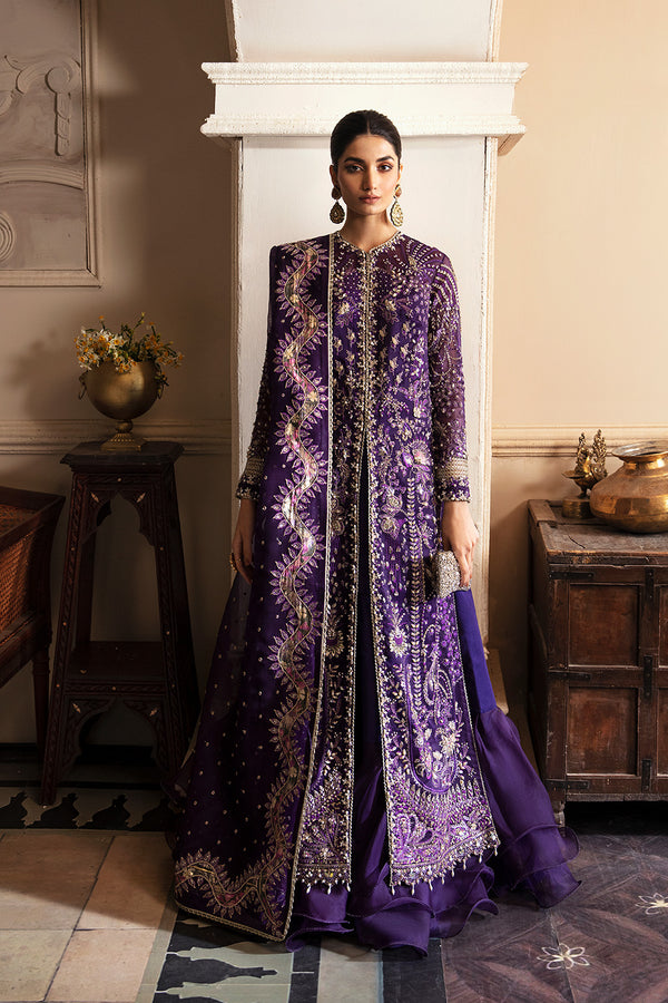 Unstitched 3 Piece Fully Embroidered Organza Dress With Embroidered Dupatta