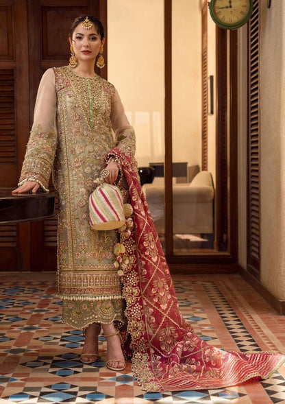 Formal Dress Unstitched 3 Piece Heavy Embroidered With Embroidered Dupatta