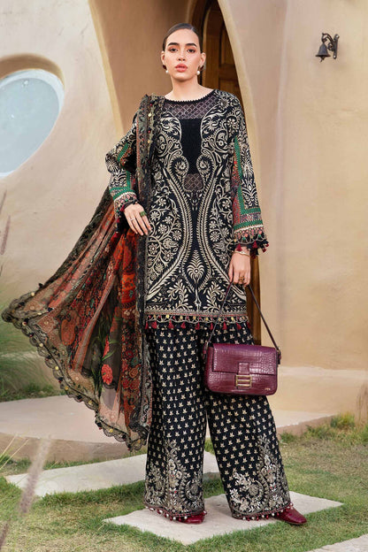 Unstitched 3 Piece Digital Printed Lawn Suit with Printed Polly Lawn Dupatta