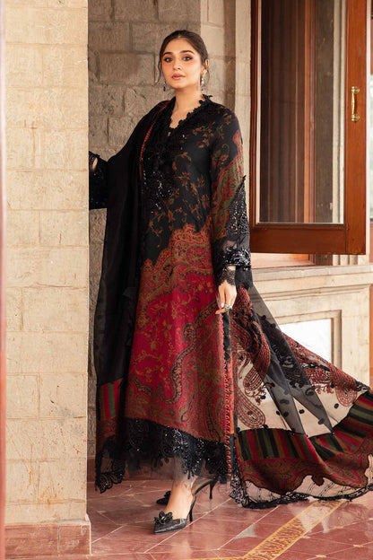 Unstitched 3 Piece Digital Printed Lawn Suit with Printed Polly Lawn Dupatta
