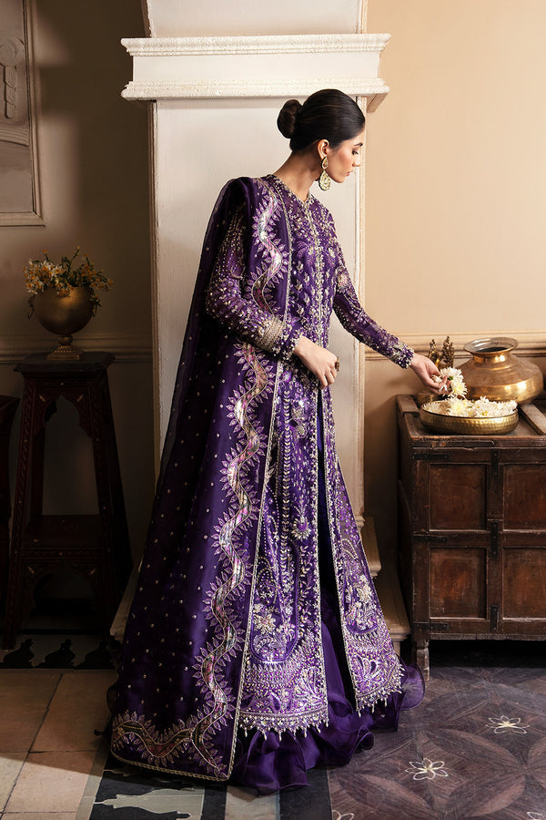 Unstitched 3 Piece Fully Embroidered Organza Dress With Embroidered Dupatta