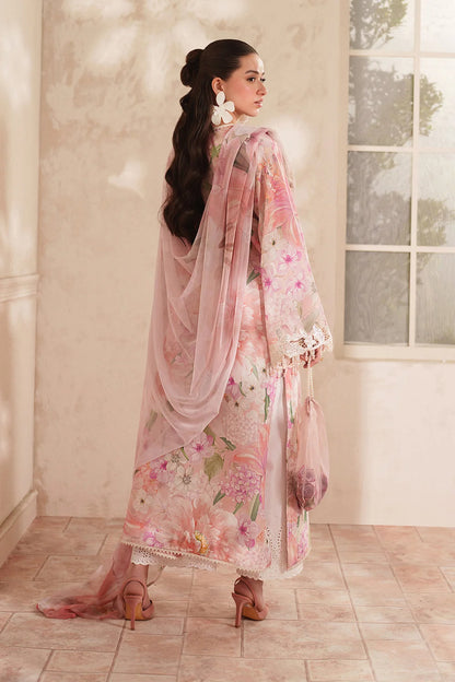 Unstitched 3 Piece Lawn Digital Printed Suit With Printed Lawn Dupatta